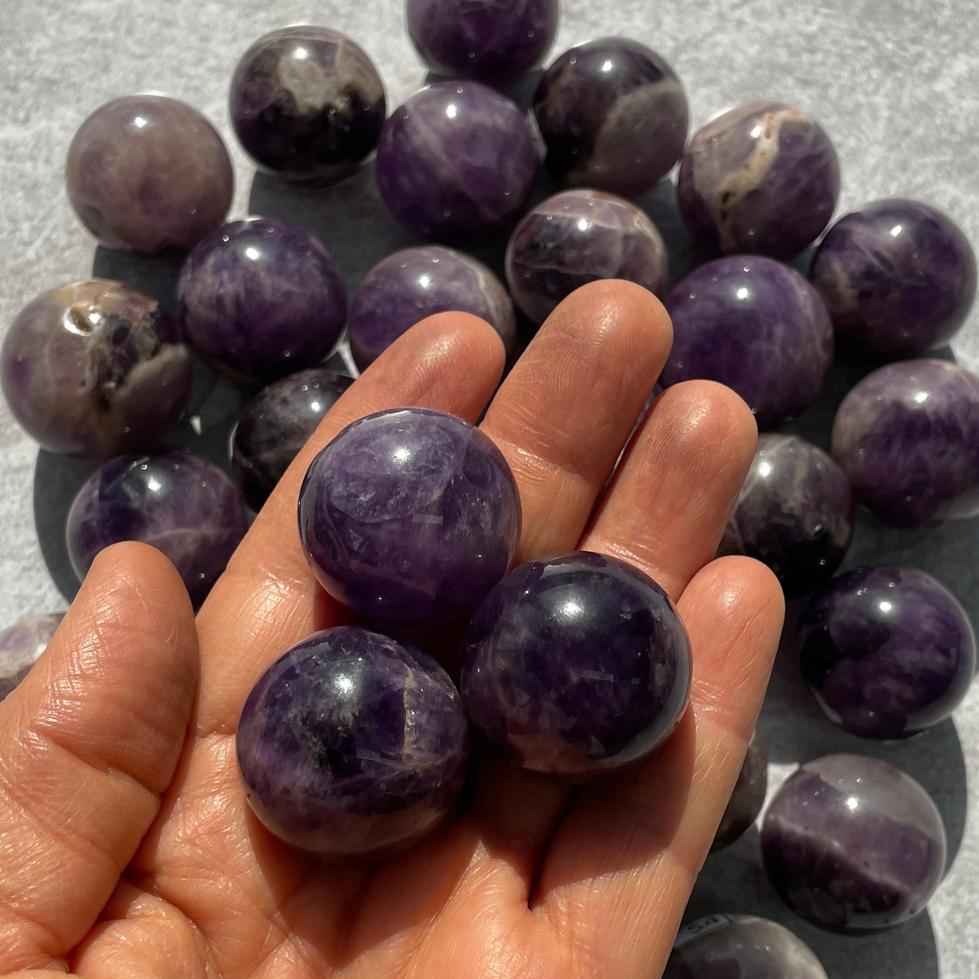 Amethyst Mini Sphere - 2.5cm Amethyst Mini Sphere - 2.5cm